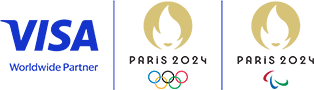 Visa and Olympics logo lockup